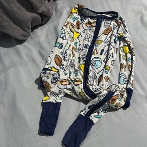 Little Sleepies football zippy